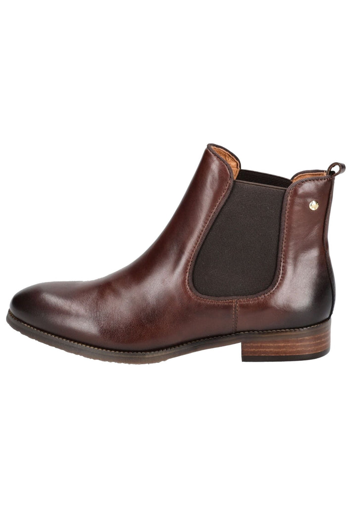 Pikolinos Stiefelette Leder/Textil Mittelbraun - surf4shoes
