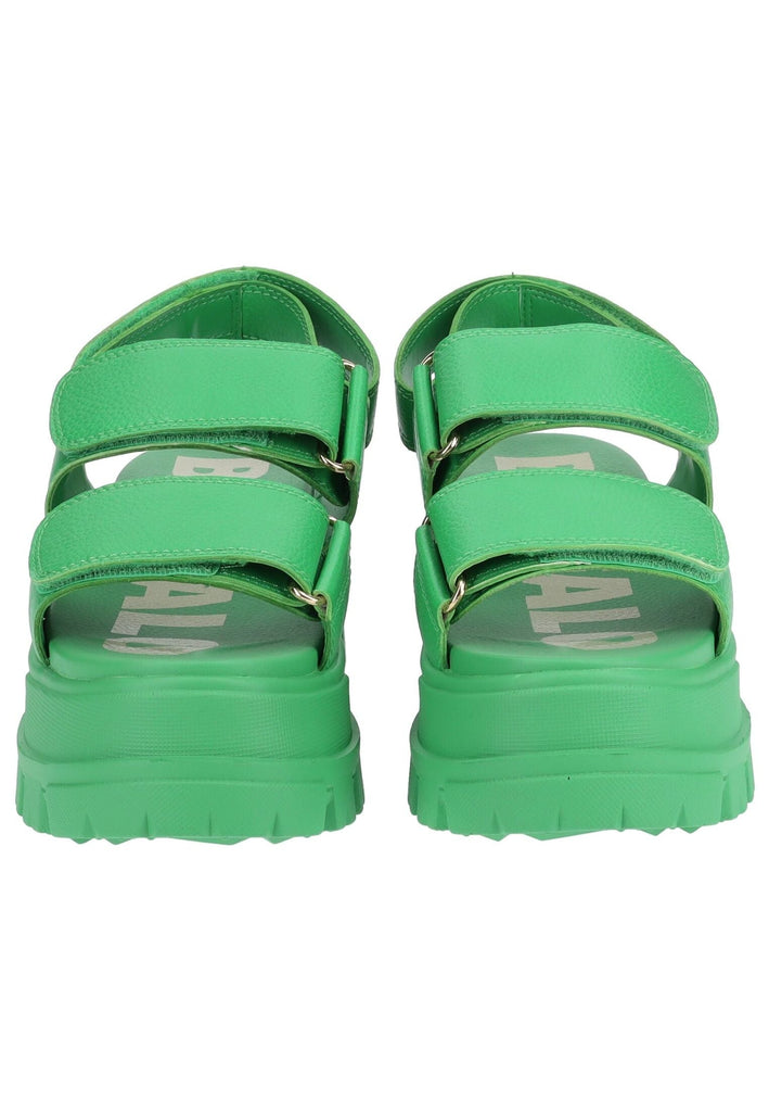 Buffalo Sandalen Lederimitat Grün - surf4shoes