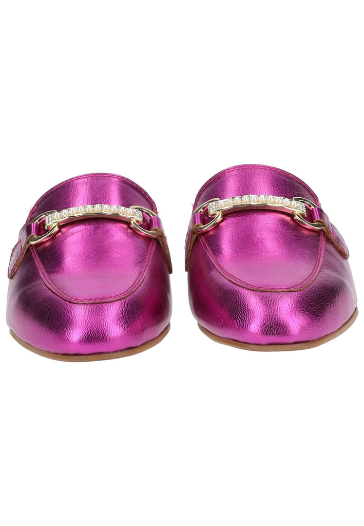 Steve Madden Pantoletten Leder Fuchsia - surf4shoes