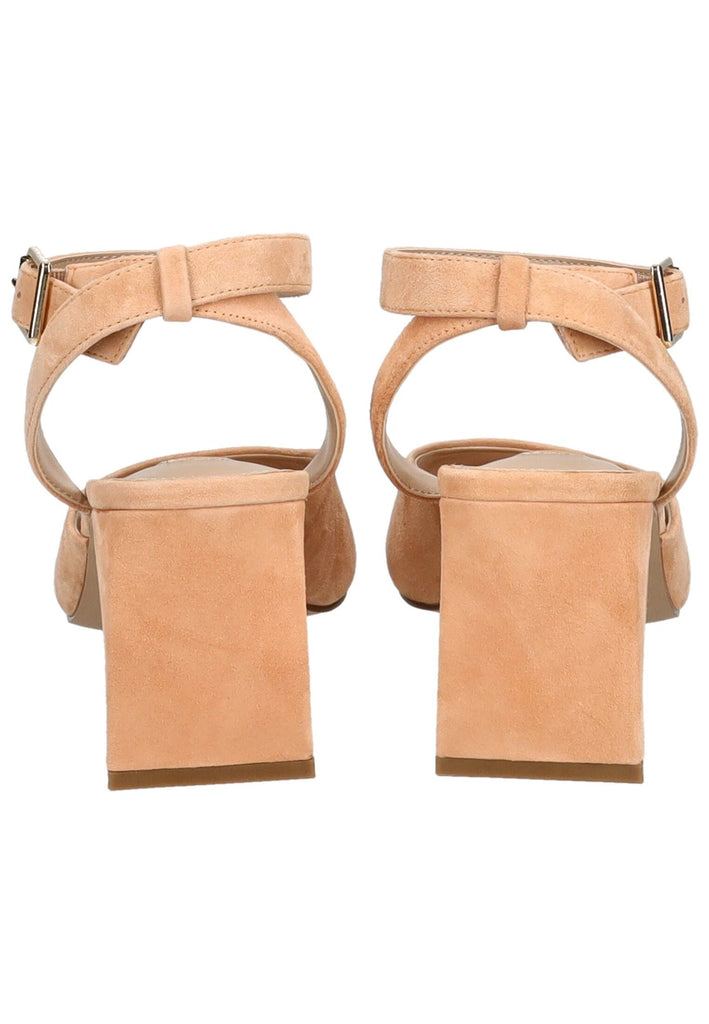 Steve Madden Sandalen Veloursleder Peach - surf4shoes