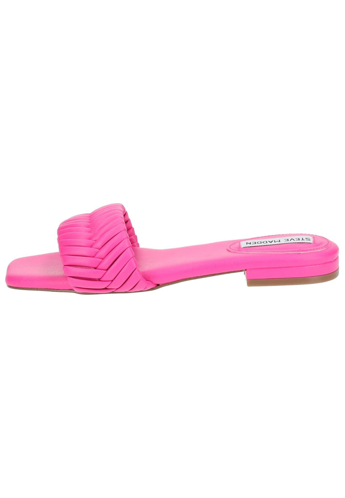 Steve Madden Pantoletten Lederimitat Fuchsia - surf4shoes