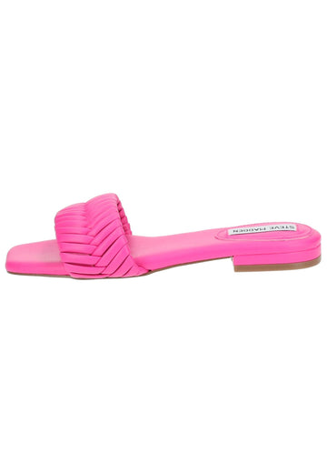 Steve Madden Pantoletten Lederimitat Fuchsia - surf4shoes
