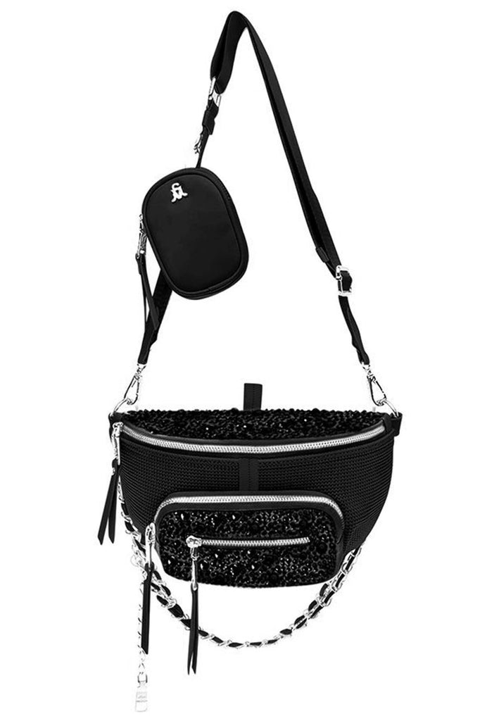 Steve Madden Taschen Lederimitat Schwarz - surf4shoes