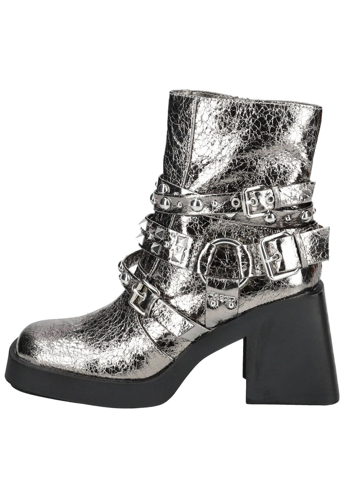 Steve Madden Stiefelette Lederimitat Pewter - surf4shoes