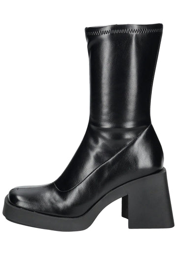 Steve Madden Stiefel Lederimitat Schwarz - surf4shoes