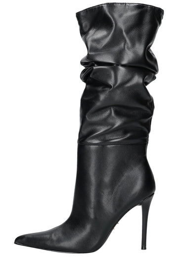 Steve Madden Stiefel Lederimitat Schwarz - surf4shoes