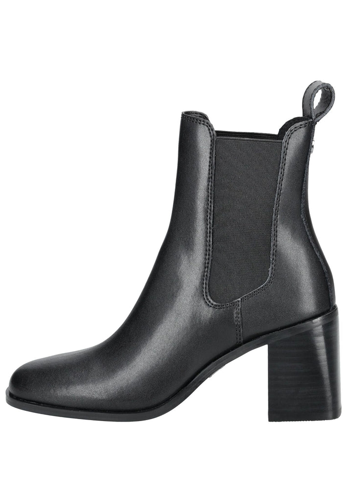 Steve Madden Stiefelette Leder/Textil Schwarz - surf4shoes