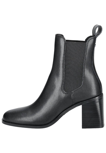 Steve Madden Stiefelette Leder/Textil Schwarz - surf4shoes