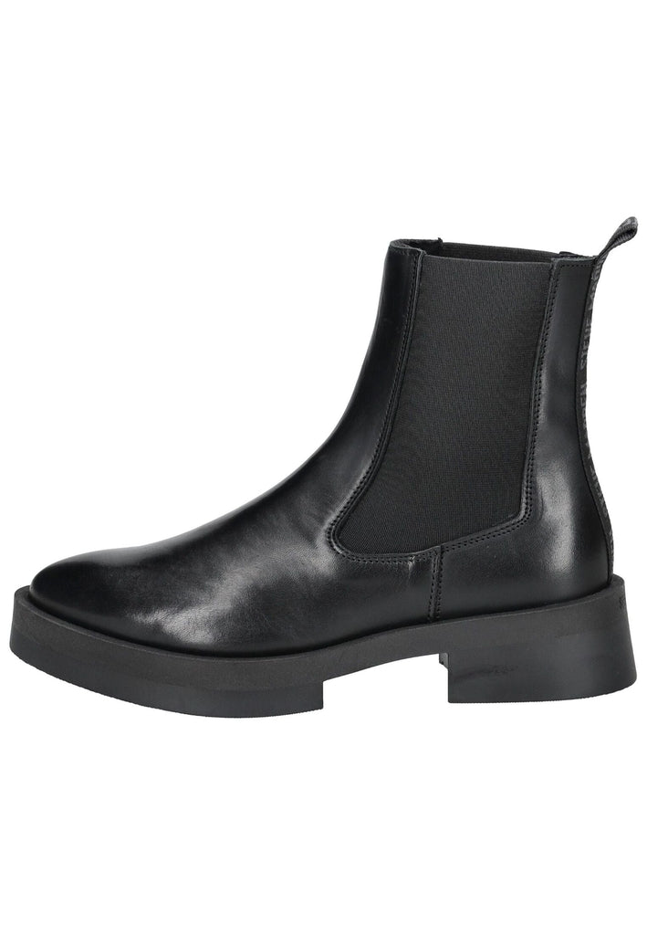 Steve Madden Stiefelette Leder/Textil Schwarz - surf4shoes