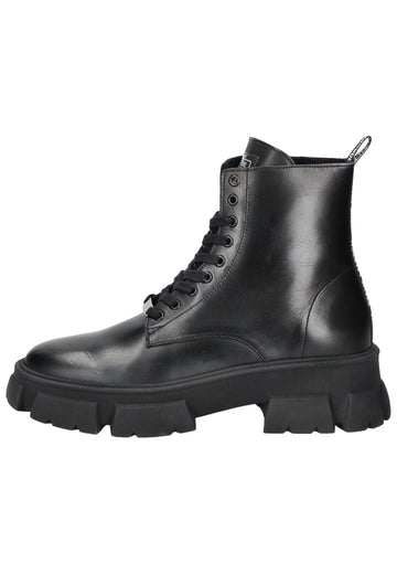 Steve Madden Stiefelette Leder Schwarz - surf4shoes