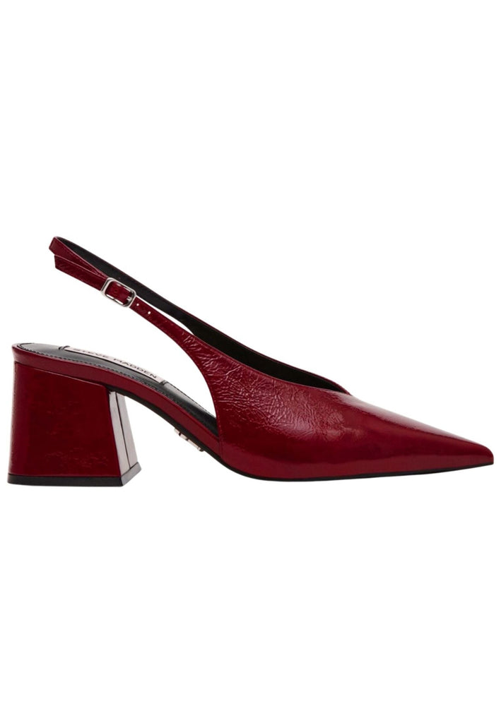 Steve Madden Pumps Leder Weinrot - surf4shoes
