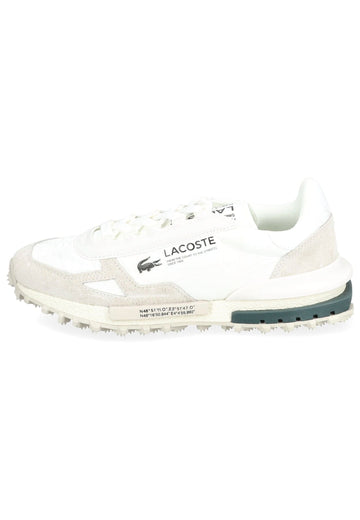 Lacoste Sneaker Leder/Textil Weiß/Grün - surf4shoes