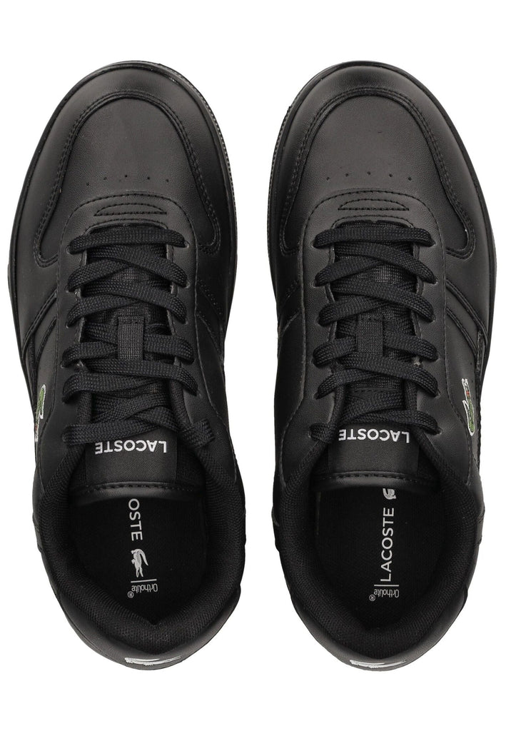 Lacoste Sneaker Lederimitat/Textil Schwarz/Schwarz - surf4shoes