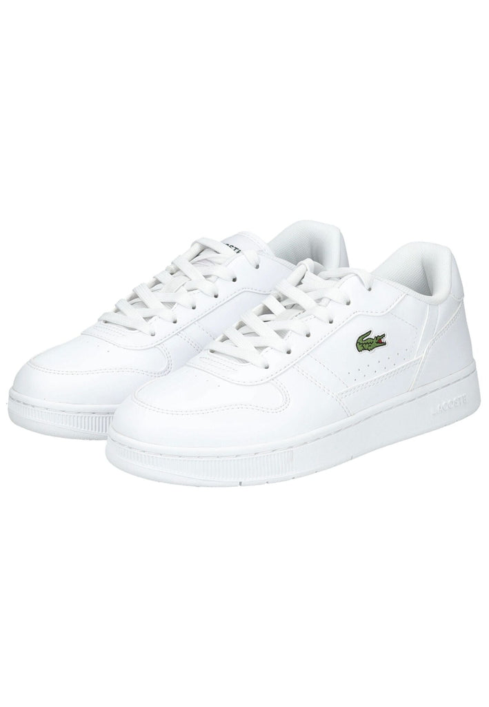 Lacoste Sneaker Lederimitat/Textil Weiß/Weiß - surf4shoes