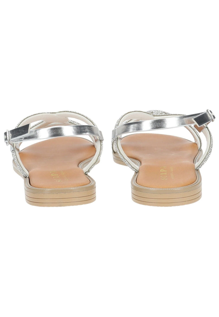 Scapa Sandalen Lederimitat Silber - surf4shoes