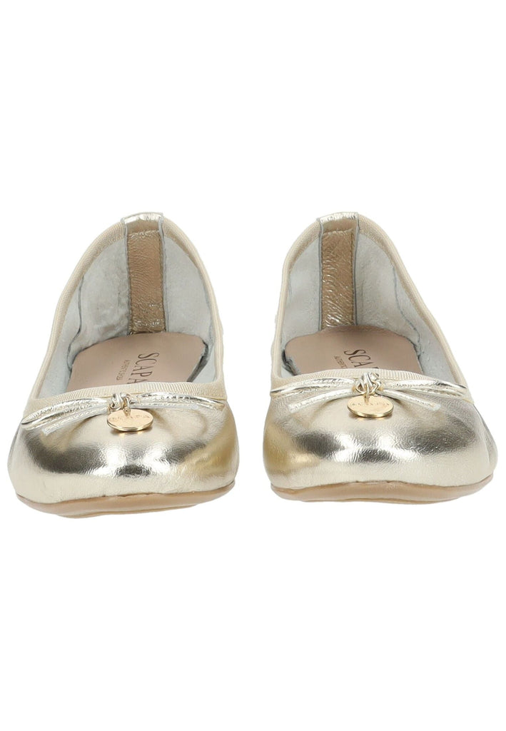 Scapa Ballerinas Leder Platin - surf4shoes