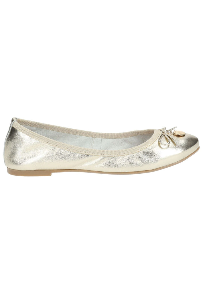 Scapa Ballerinas Leder Platin - surf4shoes