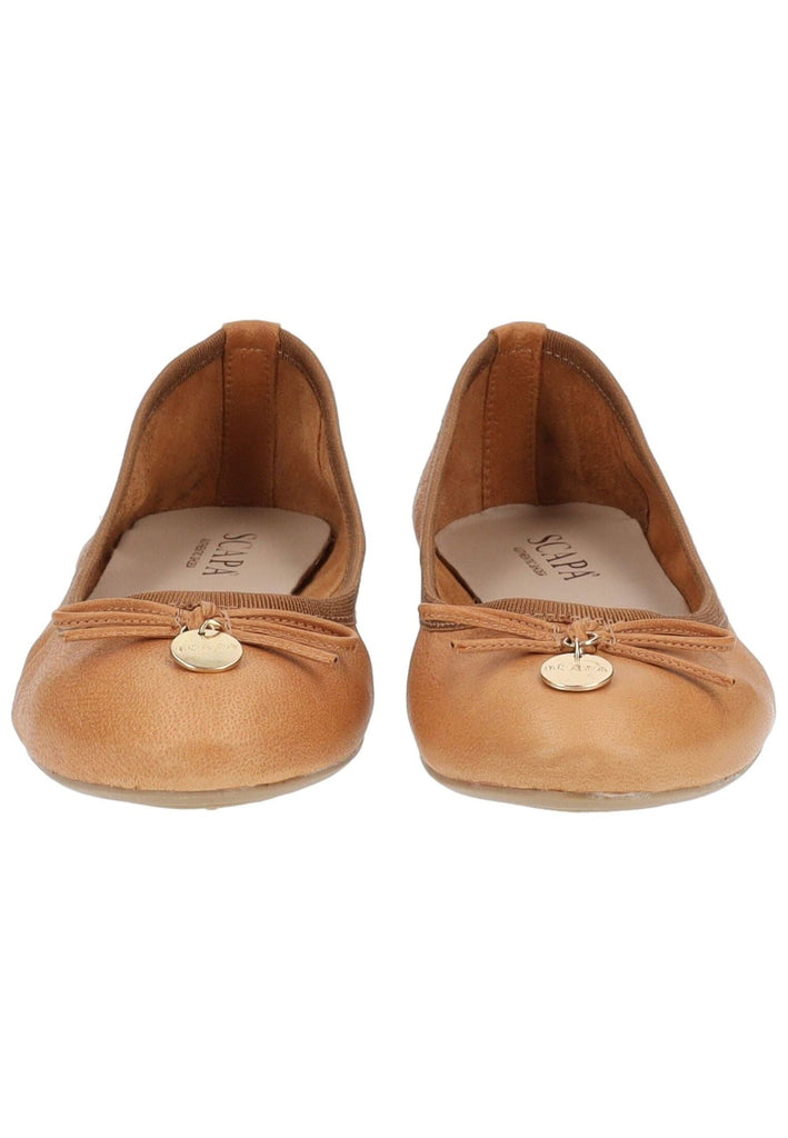 Scapa Ballerinas Leder Cuoio - surf4shoes