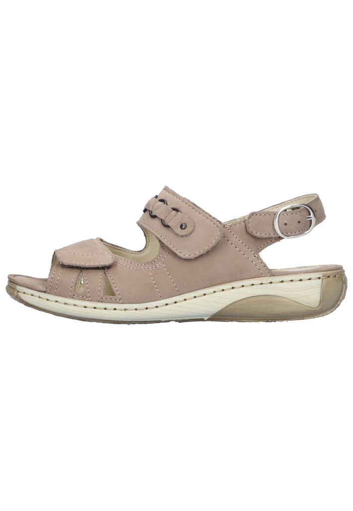 Waldläufer Sandalen Leder Beige - surf4shoes
