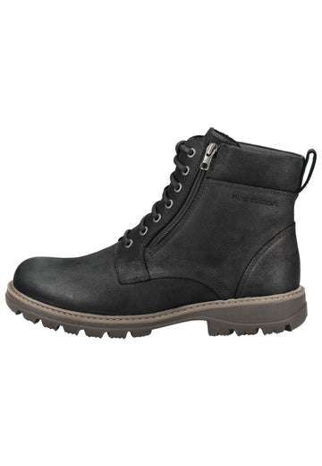 Pius Gabor Stiefelette Nubukleder Schwarz Warmfutter - surf4shoes