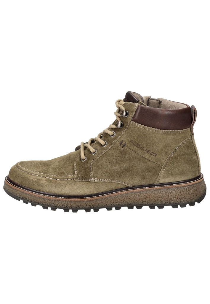 Pius Gabor Stiefelette Veloursleder Grün/Braun - surf4shoes
