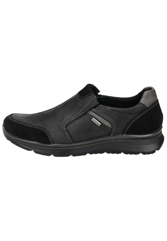 IMAC Slipper Leder Schwarz/Grau - surf4shoes