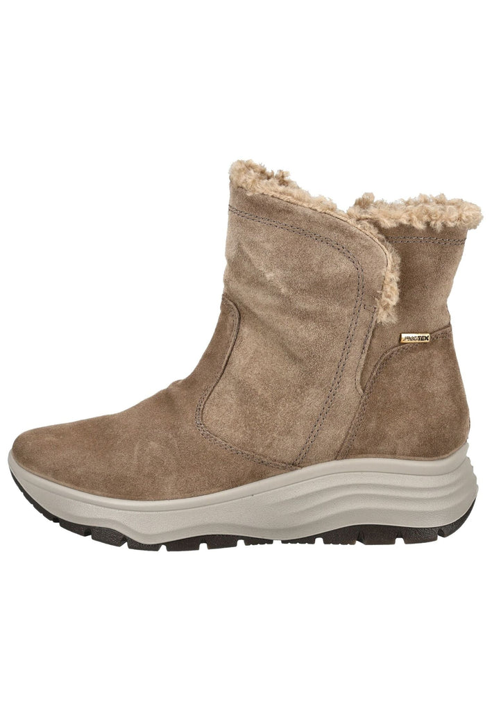 IMAC Stiefelette Veloursleder Beige Warmfutter - surf4shoes