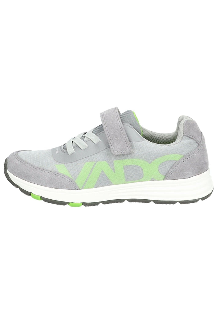 VADO Sneaker Leder Grau/Grün - surf4shoes