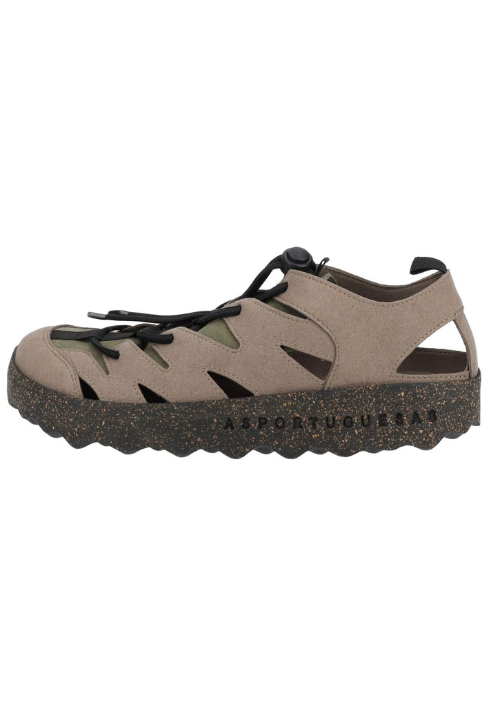 ASPORTUGUESAS Halbschuhe Leder Taupe - surf4shoes