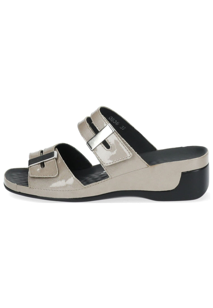 Vital Pantoletten Leder Taupe - surf4shoes
