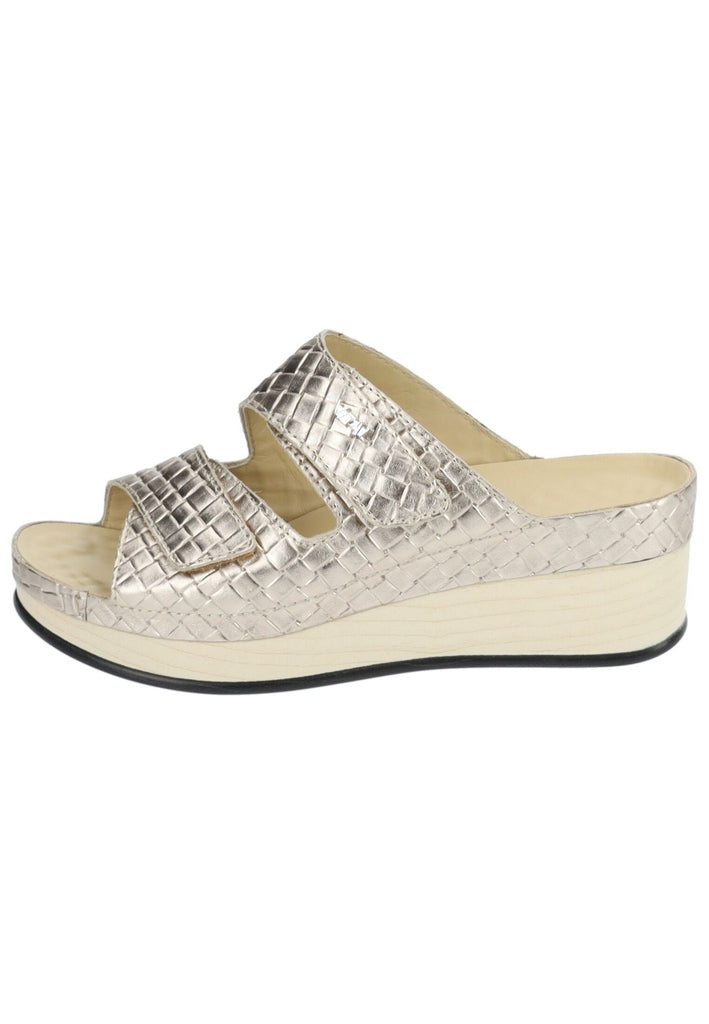 Vital Pantoletten Leder Gold - surf4shoes