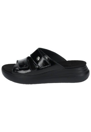 Vital Pantoletten Leder Schwarz - surf4shoes