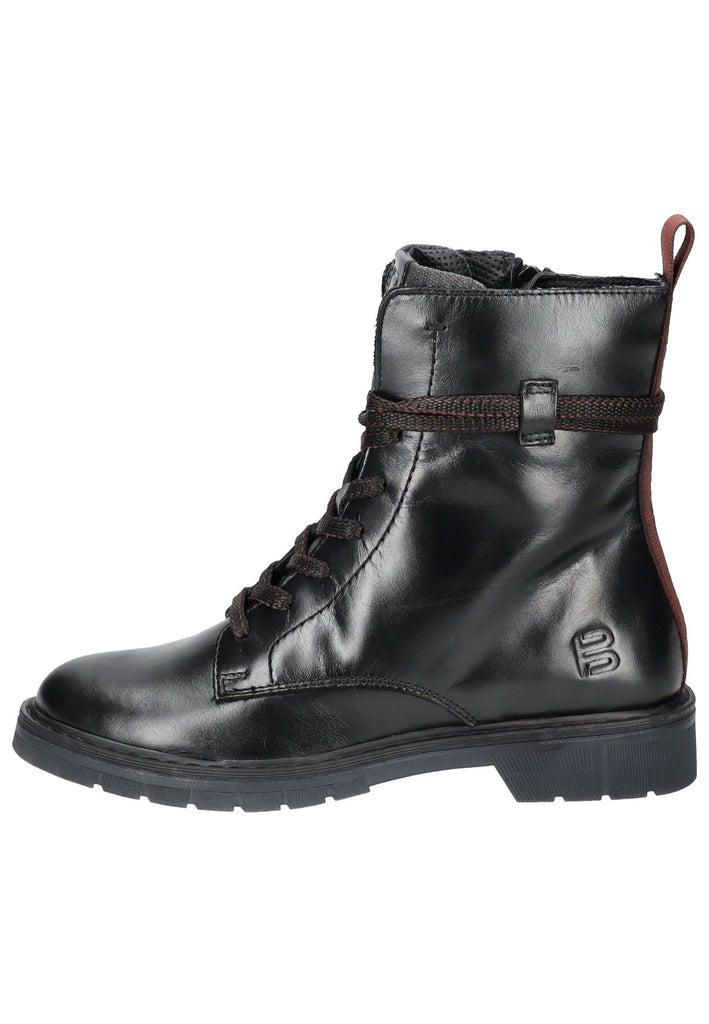 Bagatt Stiefelette Leder/Textil Schwarz Warmfutter - surf4shoes