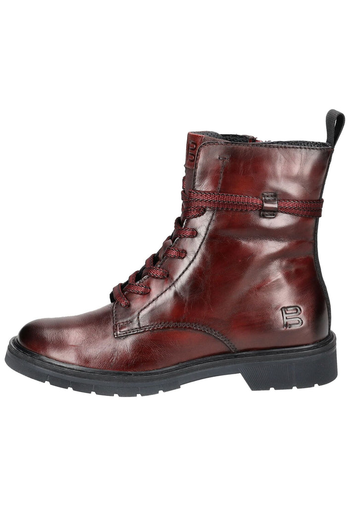 Bagatt Stiefelette Leder/Textil Dunkelrot Warmfutter - surf4shoes