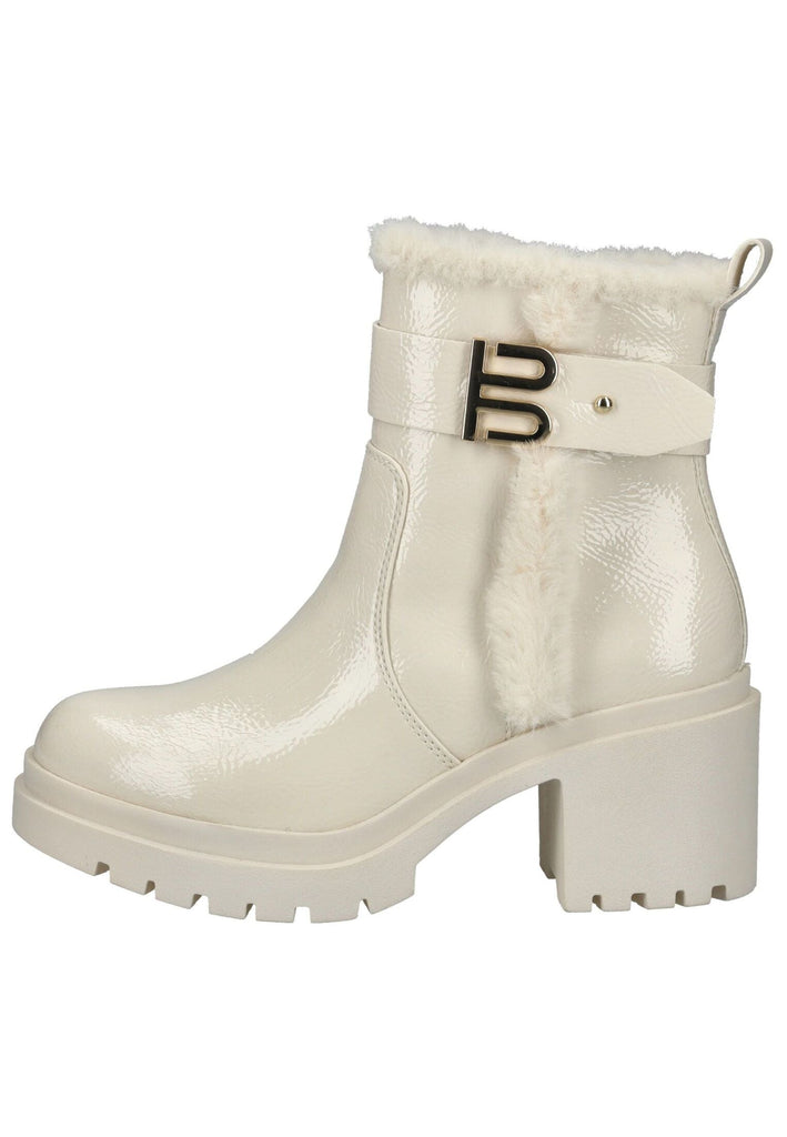 Bagatt Stiefelette Lederimitat/Textil Weiß Lack Warmfutter - surf4shoes
