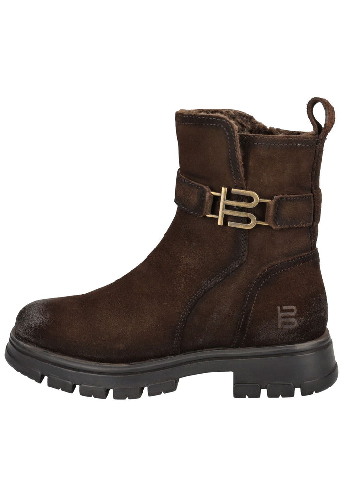 Bagatt Stiefelette Veloursleder Dunkelbraun Warmfutter - surf4shoes