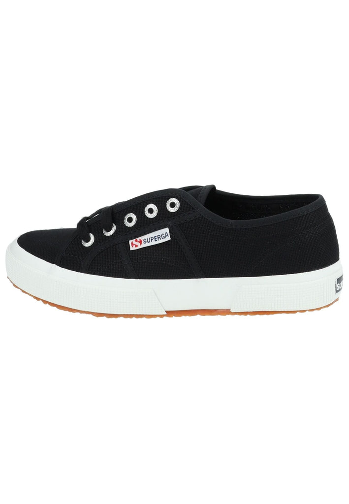 Superga Sneaker Textil Schwarz/Weiß - surf4shoes
