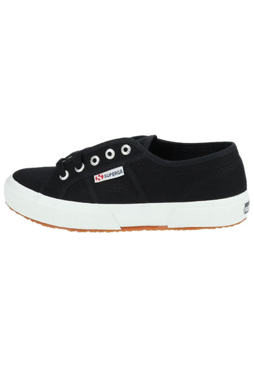 Superga Sneaker Textil Schwarz/Weiß - surf4shoes