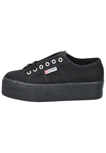 Superga Sneaker Textil Schwarz/Schwarz - surf4shoes
