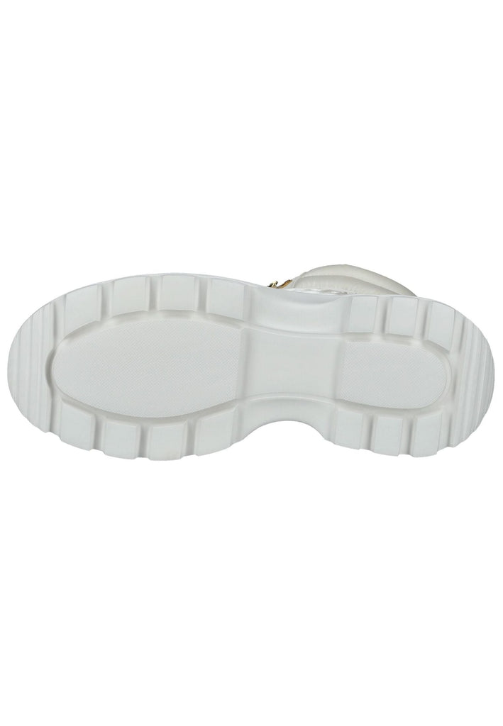 Blauer Stiefelette Lederimitat/Textil Weiß Warmfutter - surf4shoes