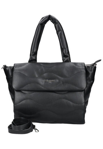 Blauer Taschen Lederimitat Schwarz - surf4shoes