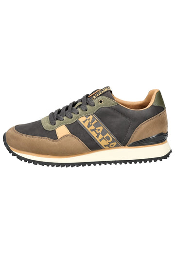 Napapijri Sneaker Lederimitat Braun - surf4shoes