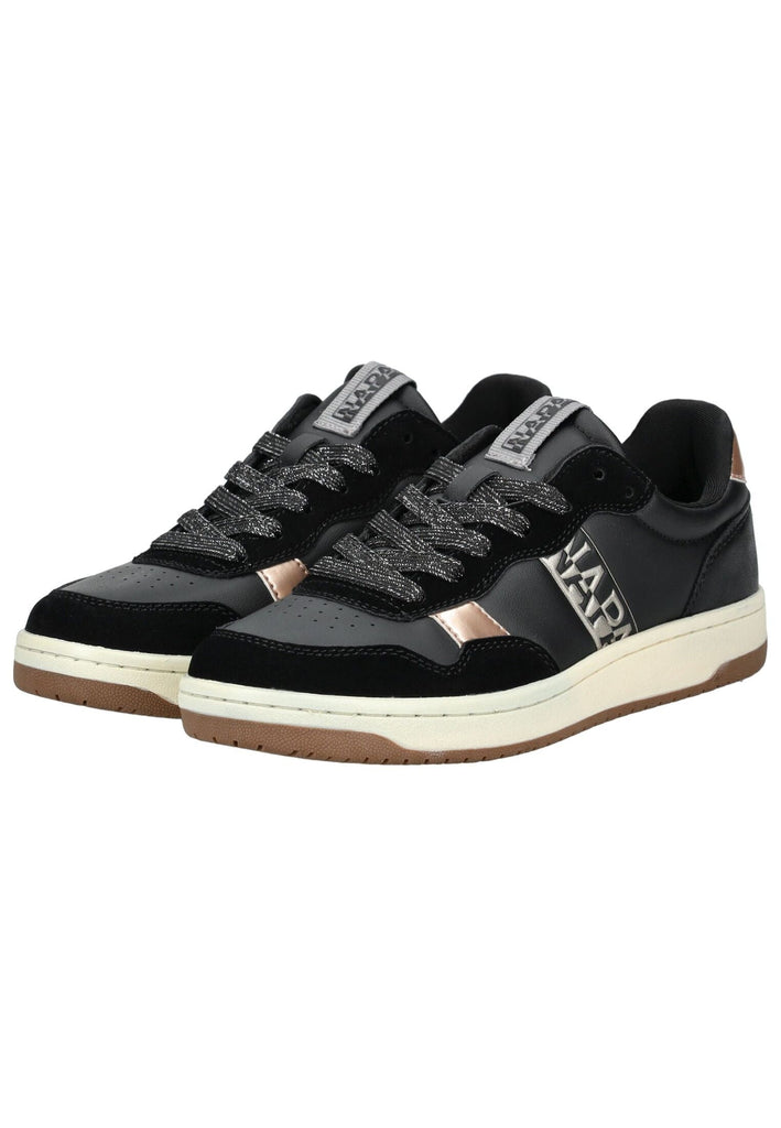 Napapijri Sneaker Lederimitat/Textil Schwarz - surf4shoes