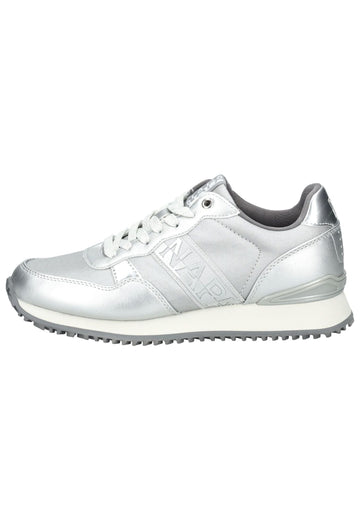 Napapijri Sneaker Lederimitat/Textil Silber - surf4shoes