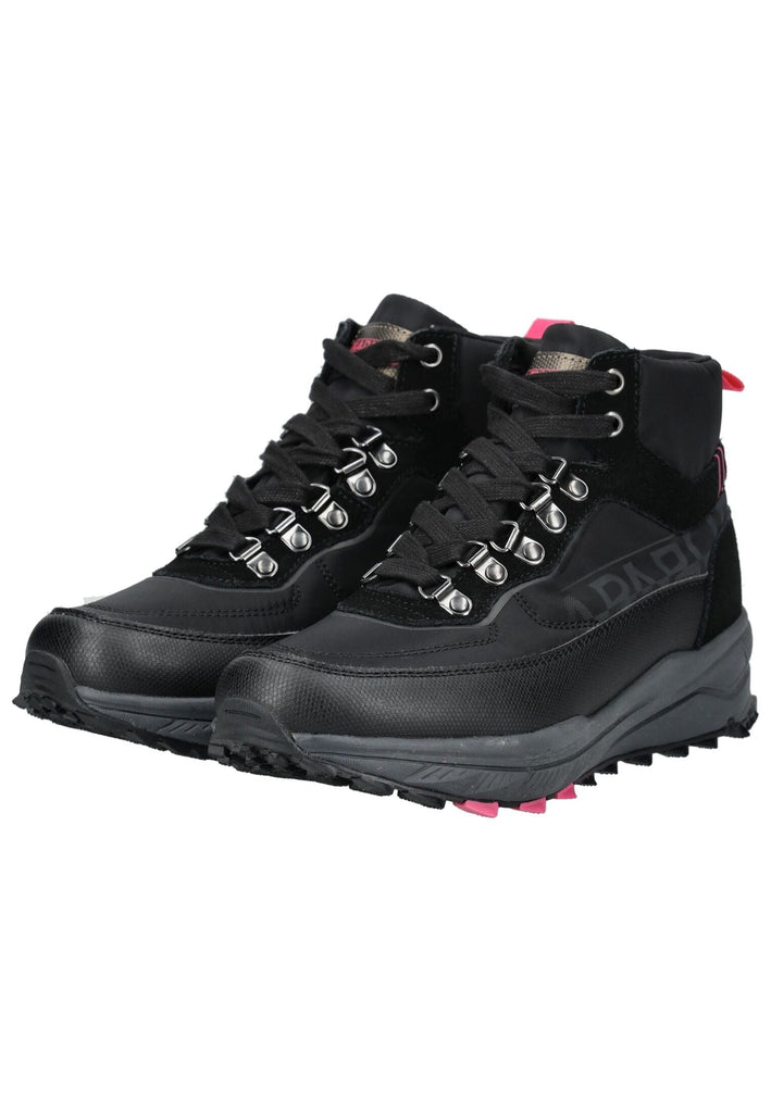 Napapijri Stiefelette Veloursleder/Textil Schwarz Warmfutter - surf4shoes