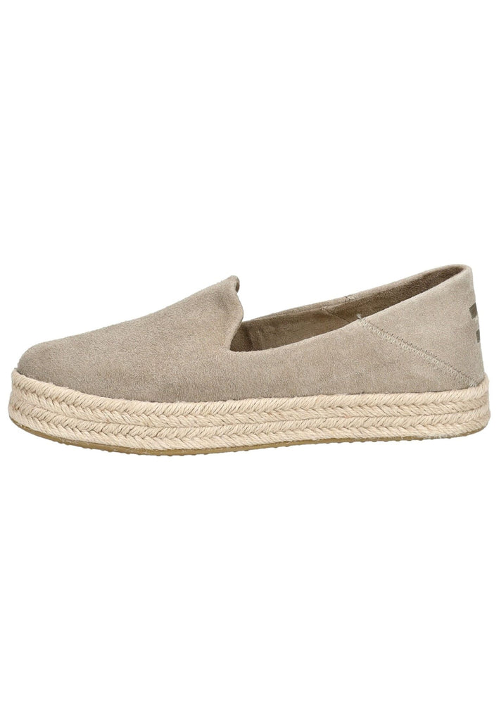 TOMS Halbschuhe Veloursleder Natural - surf4shoes