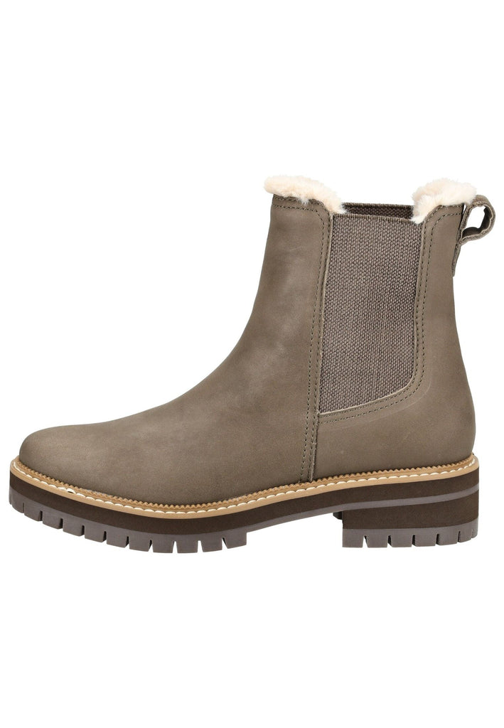 TOMS Stiefelette Leder/Textil Grün - surf4shoes