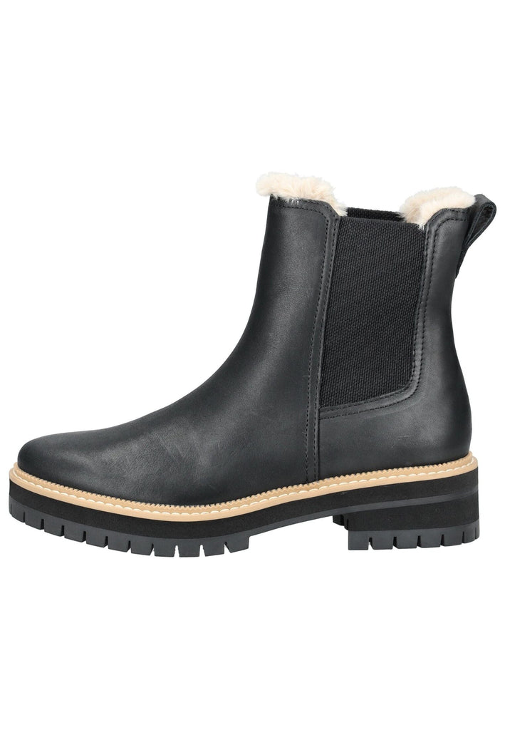 TOMS Stiefelette Leder/Textil Schwarz Warmfutter - surf4shoes