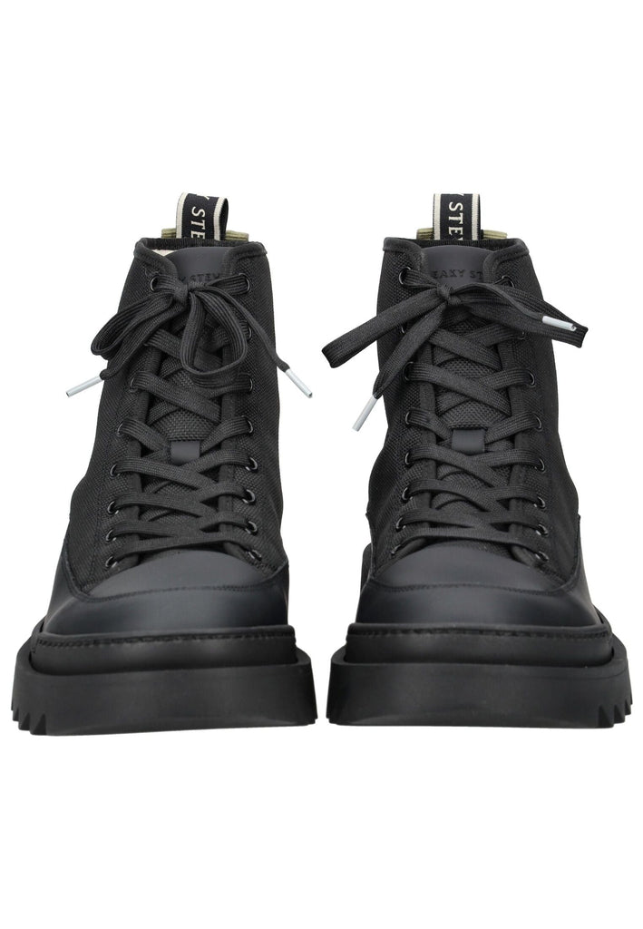 Sneaky Steve Stiefelette Nylon Schwarz Warmfutter - surf4shoes