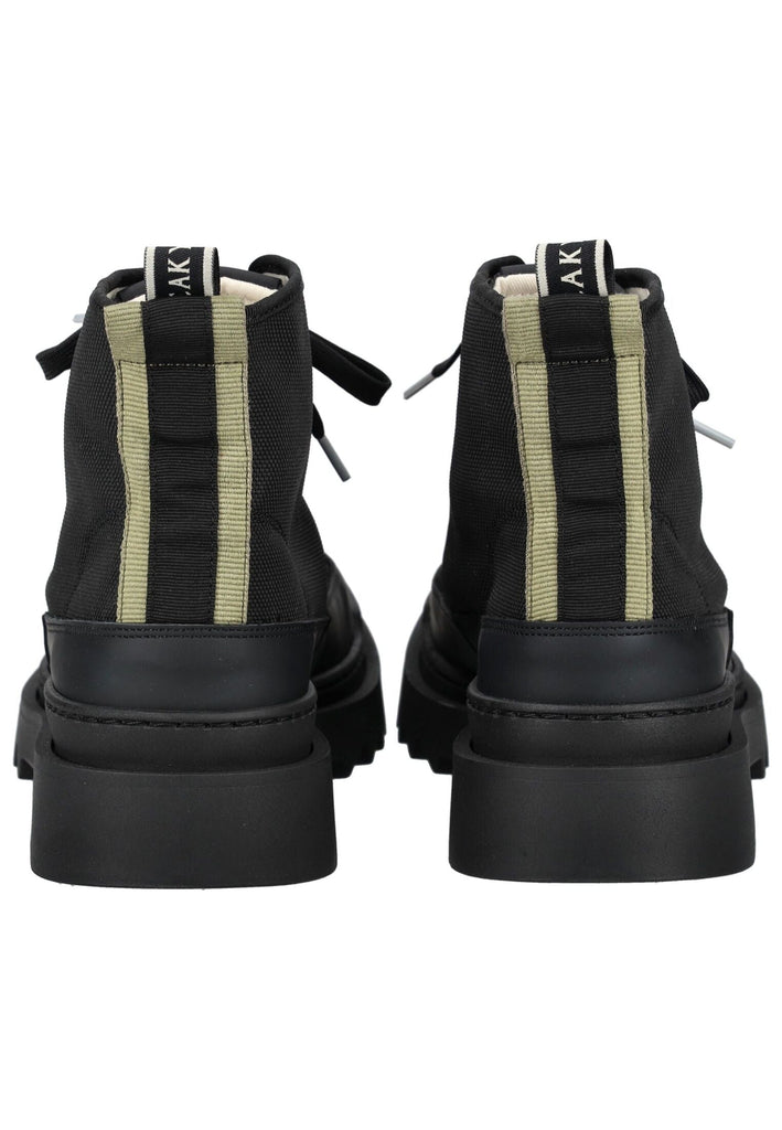 Sneaky Steve Stiefelette Nylon Schwarz Warmfutter - surf4shoes